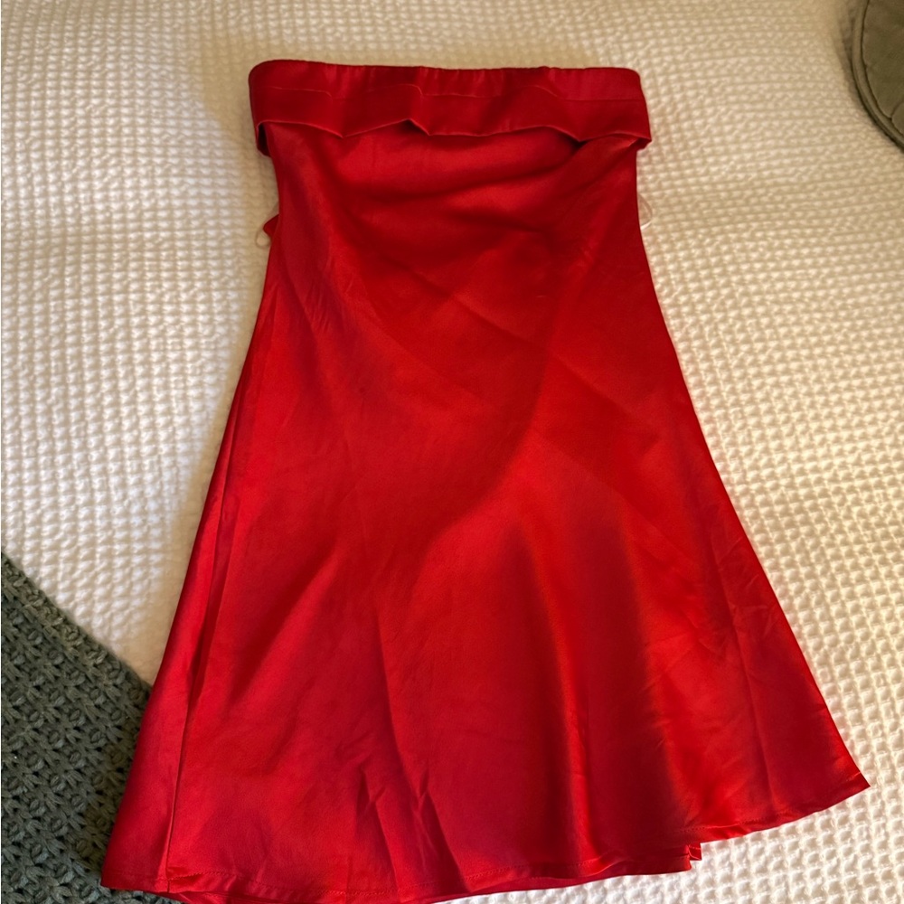 Princess Polly Red Strapless Sheath Dress